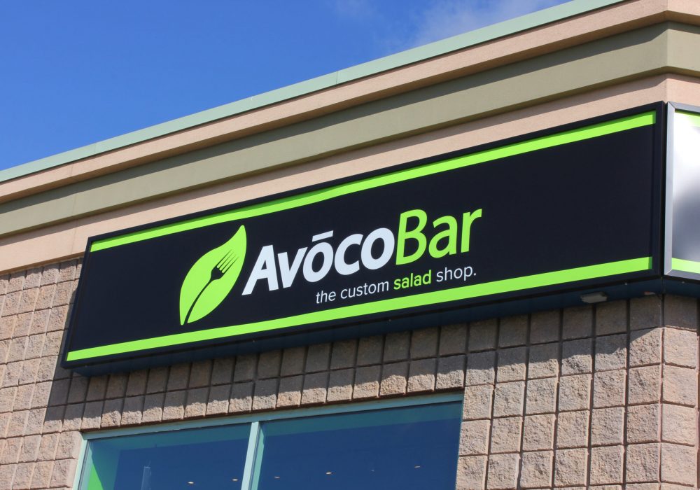 Backlit Signs for Avoco Bar